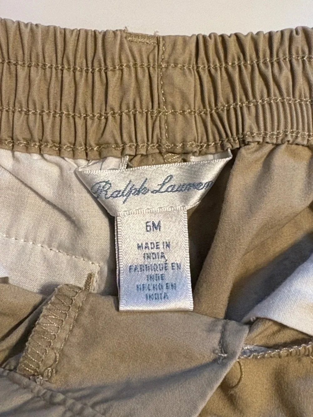 Ralph Lauren Tan Kids Cotton Chino Pants